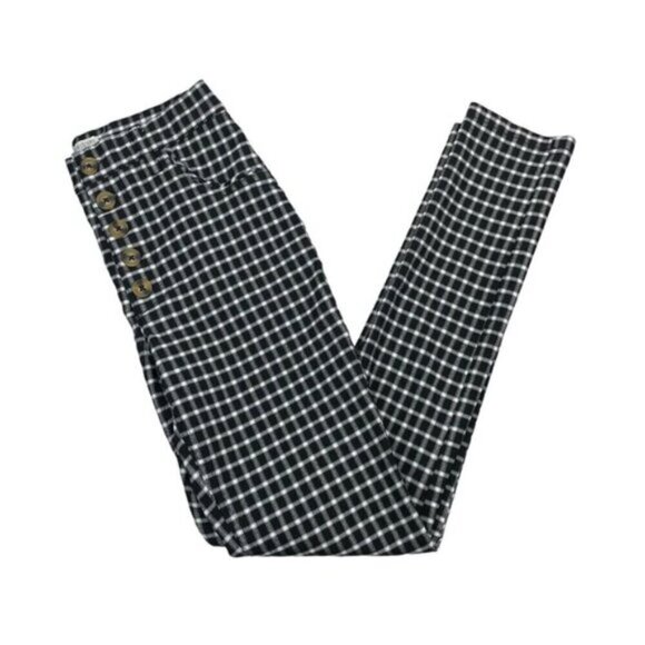 UO Womens Lita Plaid Skinny Pant Size 0 - Picture 4 of 8